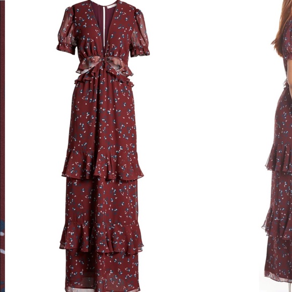 wayf laviana maxi dress